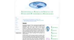 Desktop Screenshot of ijsiet.org